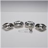 Image 1 : 4pc Dulin & Martin Co Sterling Silver Miniature Bowls with Tongs