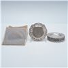 Image 2 : 8pc S. Kirk & Son Sterling Silver Repousse Coasters