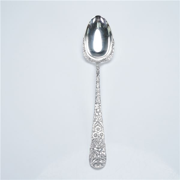 S. Kirk & Son Sterling Silver Serving Spoon, Repousse