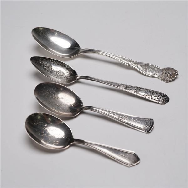 4pc American Sterling Silver Spoons
