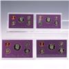 Image 2 : 4pc 1990-S to 1993-S United States Mint Proof Coin Sets