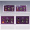 Image 3 : 4pc 1990-S to 1993-S United States Mint Proof Coin Sets