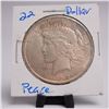 Image 1 : 1922 Peace Dollar Silver One Dollar Coin