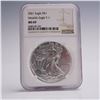 Image 1 : 2021 American Silver Eagle Type 1 Dollar Coin NGC Graded MS 69