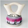 Image 1 : Hand-Painted Native American Wedding Vase