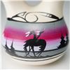 Image 3 : Hand-Painted Native American Wedding Vase