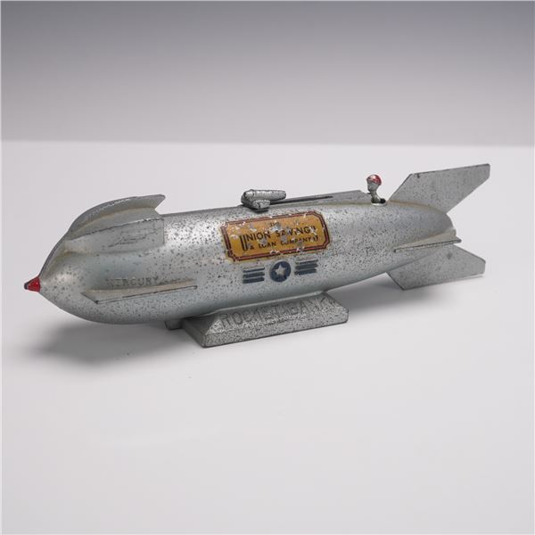 Vintage Union Savings & Loan Company Mercury Rocket Bank
