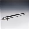 Image 2 : Continental-Style Basket-Hilted Sword with Leather Scabbard