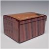 Image 5 : Art Deco Lucite Treasure Box, Faux Tortoiseshell with Velvet Interior