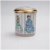 Image 3 : Halcyon Days Enamels Decorative Box with Georgian Figures