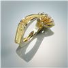 Image 4 : 14k Gold Opal and 0.25ctw Diamond Ring