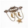 Image 5 : 4pc Mixed Metal and Rhinestone Celestial Jewelry