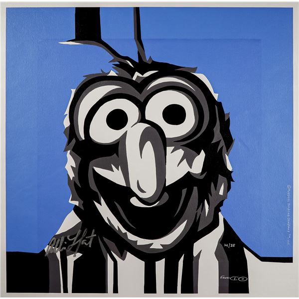 Allison Lefcort, Giclee on Canvas, Gonzo, Signed and Numbered