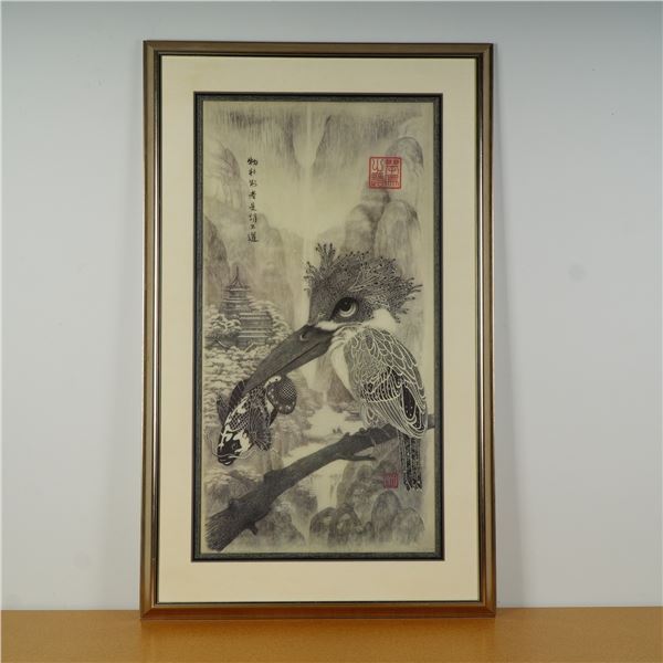 Dan O'Halloran, Lithograph on Paper, The King Fisher, Signed & Numbered