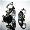 Image 3 : Pair of Swarovski Crystal Panda Figurines, Rare Encounters Mother and Baby