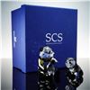 Image 5 : Pair of Swarovski Crystal Panda Figurines, Rare Encounters Mother and Baby