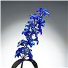 Image 3 : Swarovski Crystal Paradise Flower Sculpture, Dindori Sapphire