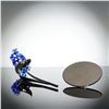 Image 4 : Swarovski Crystal Paradise Flower Sculpture, Dindori Sapphire