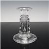 Image 1 : Steuben Clear Crystal Candle Holder, Teardrop