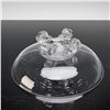 Image 3 : Steuben Crystal Bowl with Four Air-Twist Feet
