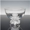 Image 1 : Steuben Crystal Footed Bowl with Six Lobed Feet