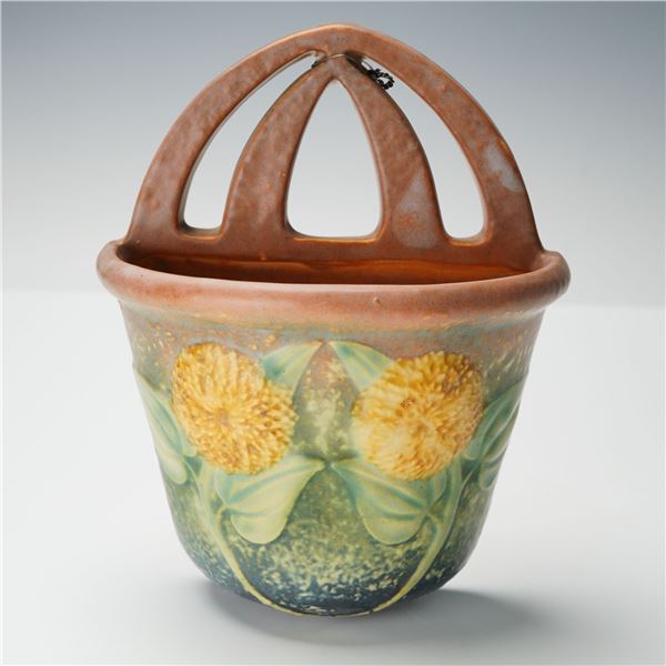 Roseville Pottery Sunflower Wall Pocket