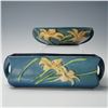 Image 2 : 2pc Roseville Pottery Bowl and Planter, Zephyr Lily