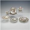 Image 1 : 8pc Coalport Bowls, Saucers, Creamer, and Sugar Jar with Lid, Indian Tree