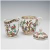 Image 2 : 8pc Coalport Bowls, Saucers, Creamer, and Sugar Jar with Lid, Indian Tree