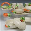 Image 2 : 17pc Fitz and Floyd Porcelain Breakfast Set for Six, Kitchen Harvest