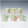 Image 8 : 17pc Fitz and Floyd Porcelain Breakfast Set for Six, Kitchen Harvest
