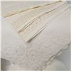 Image 6 : Assortment of Linen Embroidered and Crocheted Napkins, Various Sizes