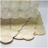 Image 3 : 4pc Shell-Craft Rectangular Placemats, Capiz Shell