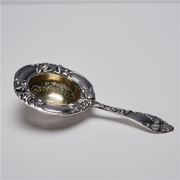 Norwegian Silver Tea Strainer