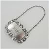 Image 1 : Israel Freeman & Son Sterling Silver Decanter Label