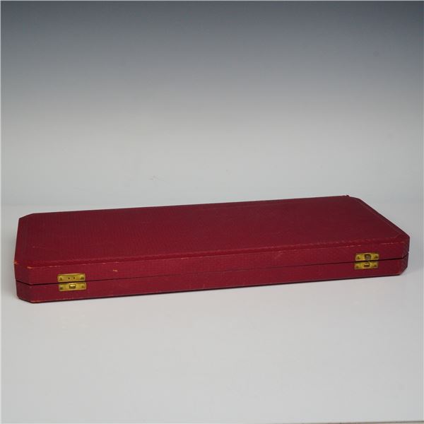 Lewis, Rose & Co. 5 Piece Stag Horn Cutlery Set with Case