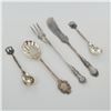 Image 1 : 5pc Sterling and Non-Sterling Silver Flatware Set