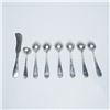 Image 2 : 8pc S. Kirk & Son Sterling Silver Spoons and Butter Knife, Repousse