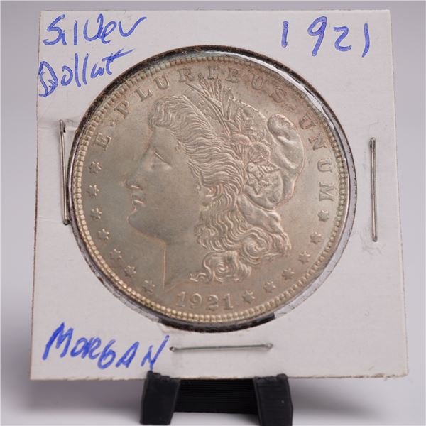 1921 Morgan Dollar Silver One Dollar Coin