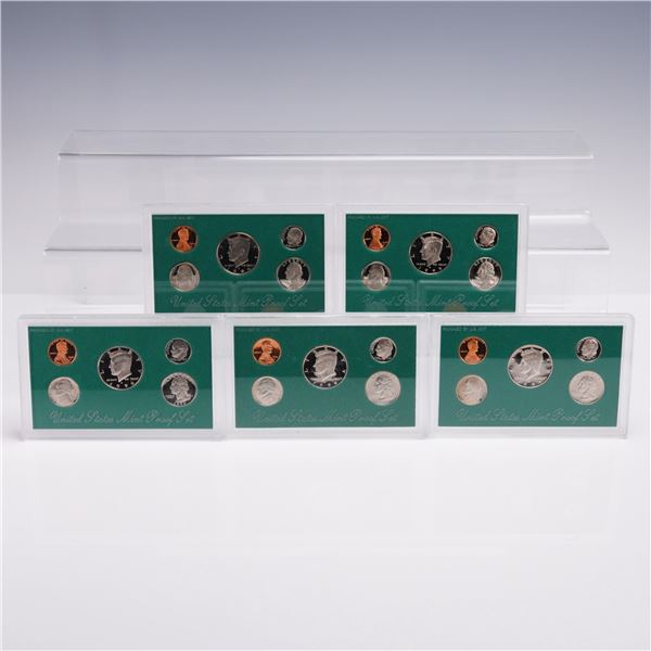 5pc 1994-S to 1998-S United States Mint Proof Coin Sets