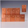 Image 1 : 10pc 2011 U.S.A. Half Pound 0.999 Fine Copper Bars