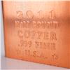 Image 4 : 10pc 2011 U.S.A. Half Pound 0.999 Fine Copper Bars