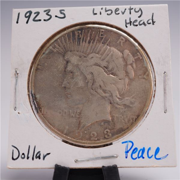 1923-S Peace Dollar Silver One Dollar Coin