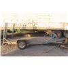 Image 1 : Bumper Hitch 12' Flat Deck Single-Axle Trailer With Ramps, 14" Tires NO TOD