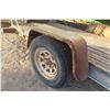 Image 5 : Bumper Hitch 12' Flat Deck Single-Axle Trailer With Ramps, 14" Tires NO TOD