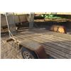 Image 6 : Bumper Hitch 12' Flat Deck Single-Axle Trailer With Ramps, 14" Tires NO TOD