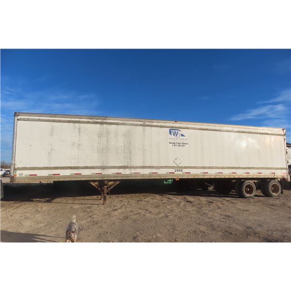1988 D&C Roussy Industrial 48' Tandem Semi Freight Trailer for Storage (Pickup After Monday) NO TOD