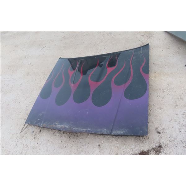 Pickup Truck Hood with Custom Paint