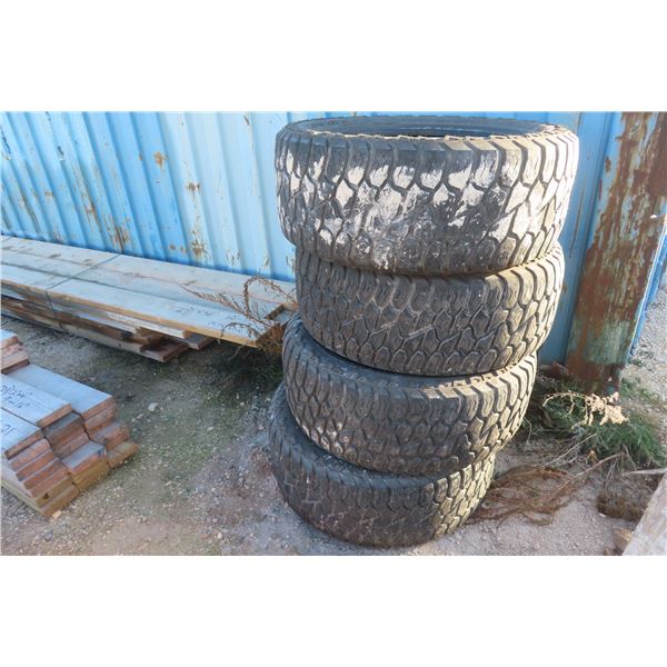Four Tires, Size 35 x 12.50 R22 LT