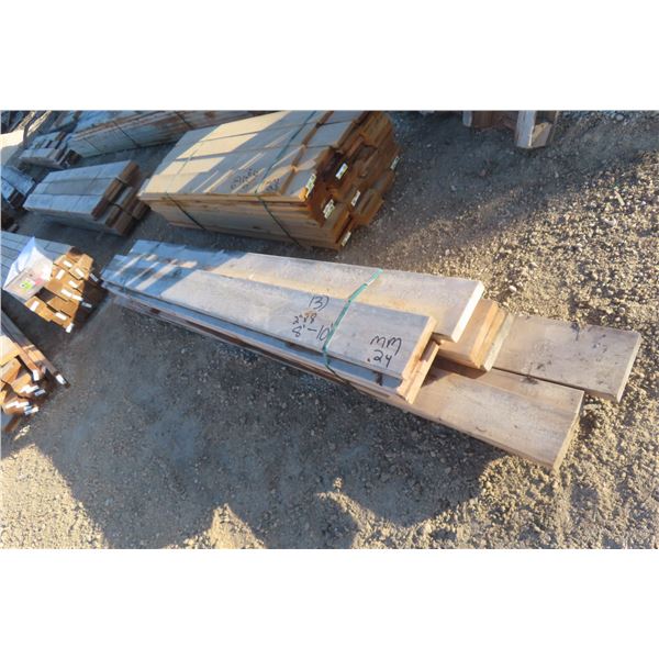 Thirteen 2" x 8" Boards, 8'–10'